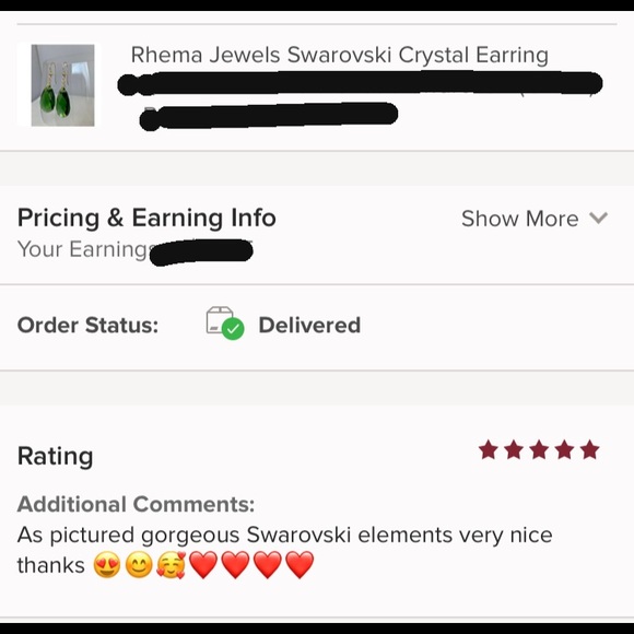 Rhema Jewels Swarovski Crystal Earring - Picture 16 of 16